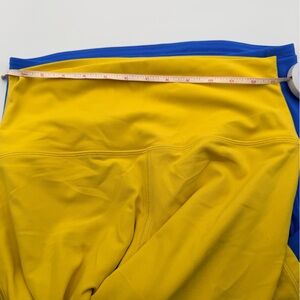 Yellow lulu leggings